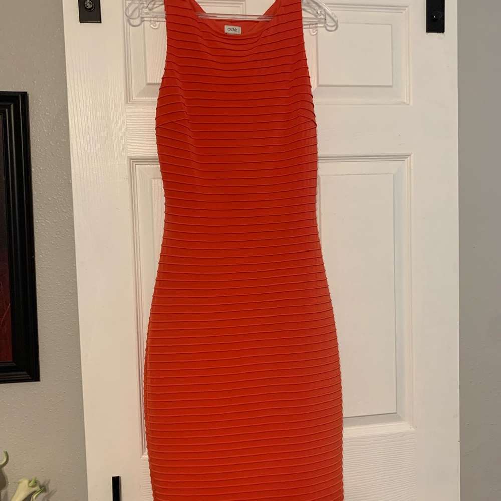 Red/orange dress never been worn